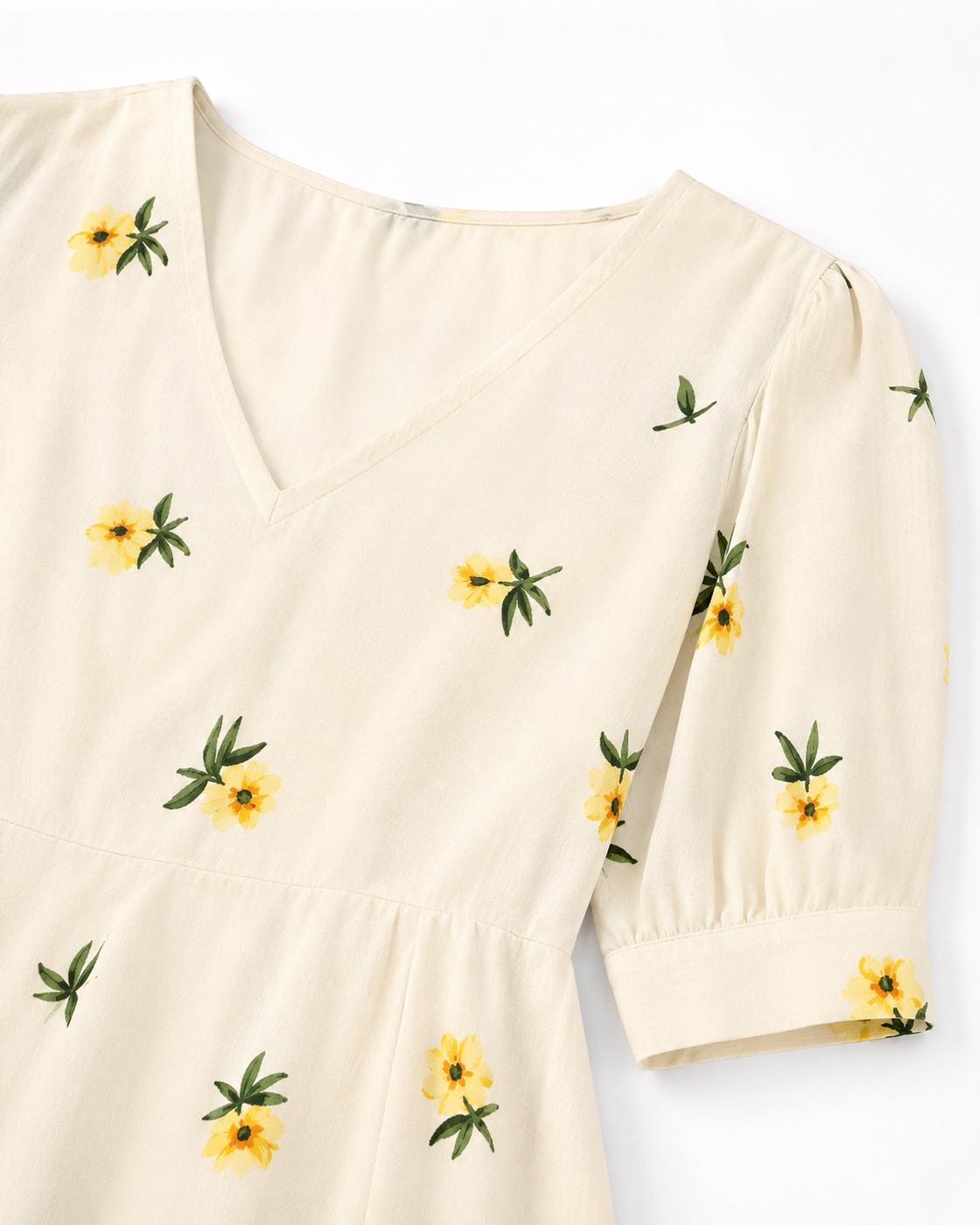 Neckline / Sleeve / Strap Detail Image result for the same dress, created using ListingReady while preserving the original colour, print, neckline, waistline, hemline and proportions.